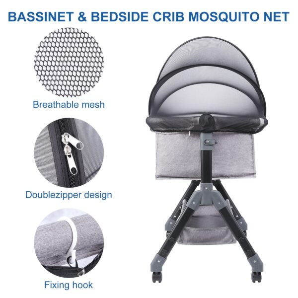 Mosquito Net for Cot All-Season Protection for Newborns - Portable, Ventilated, and Foldable Crib Shield - Image 4