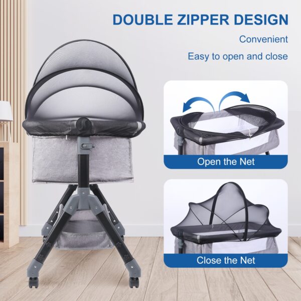 Mosquito Net for Cot All-Season Protection for Newborns - Portable, Ventilated, and Foldable Crib Shield - Image 5