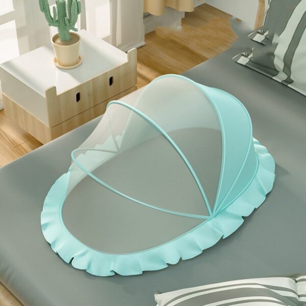 Mosquito Net for Cot: Foldable Baby Canopy Yurt with No Bottom - A Must-Have Baby Bed Accessory - Image 2