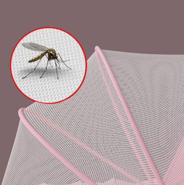 Mosquito Net for Cot: Foldable Baby Canopy Yurt with No Bottom - A Must-Have Baby Bed Accessory - Image 3