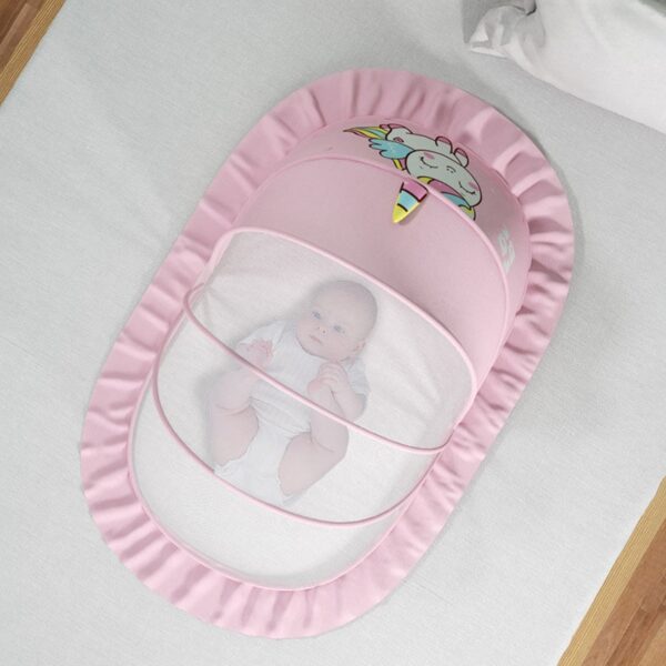 Mosquito Net for Cot: Foldable Baby Canopy Yurt with No Bottom - A Must-Have Baby Bed Accessory - Image 4