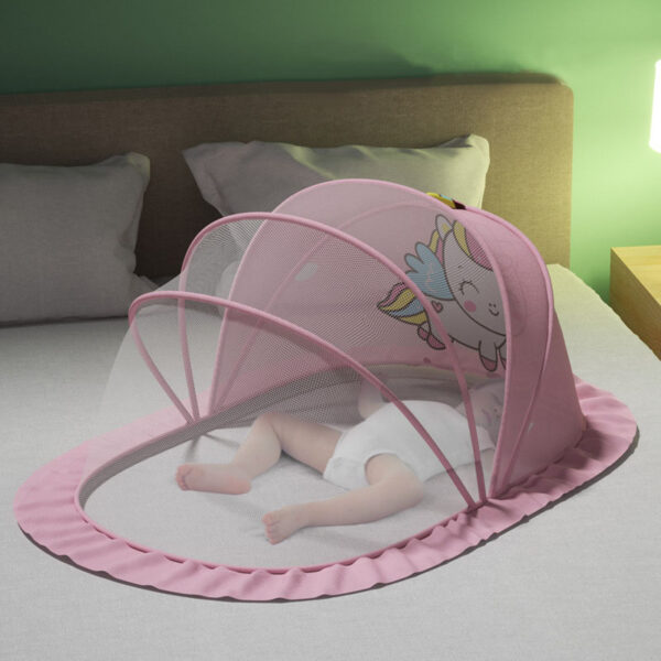 Mosquito Net for Cot: Foldable Baby Canopy Yurt with No Bottom - A Must-Have Baby Bed Accessory - Image 6