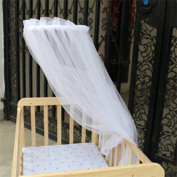 Mosquito Net for Cot Portable Summer Mesh Dome Curtain Net for Newborn Infants and Kids Bed - Image 3