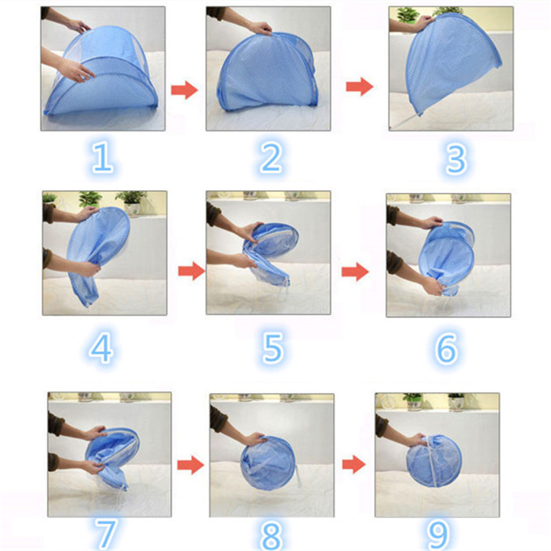 Mosquito Net for Cot Portable, Foldable Baby Bedding Crib Netting and Newborn Sleeping Tent