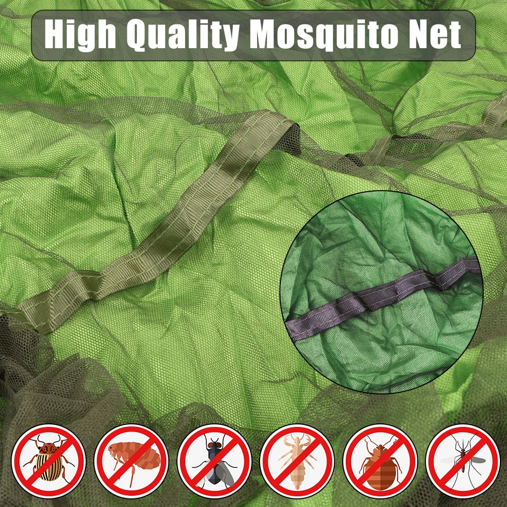 Camping Hammock with Mosquito Net Ultralight Outdoor Sleeping Solution for 1-2 People (260x140cm)