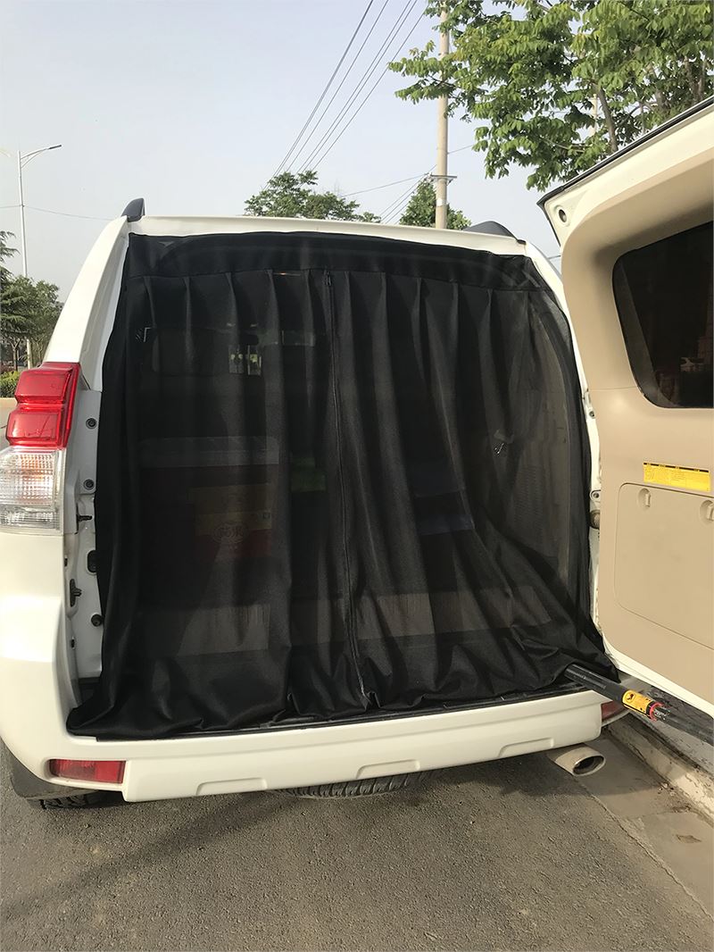 Car Tailgate Mosquito Net Anti-Flying Insects Curtain for Camping Sunshade and Ventilation Mesh in VW T5 T6
