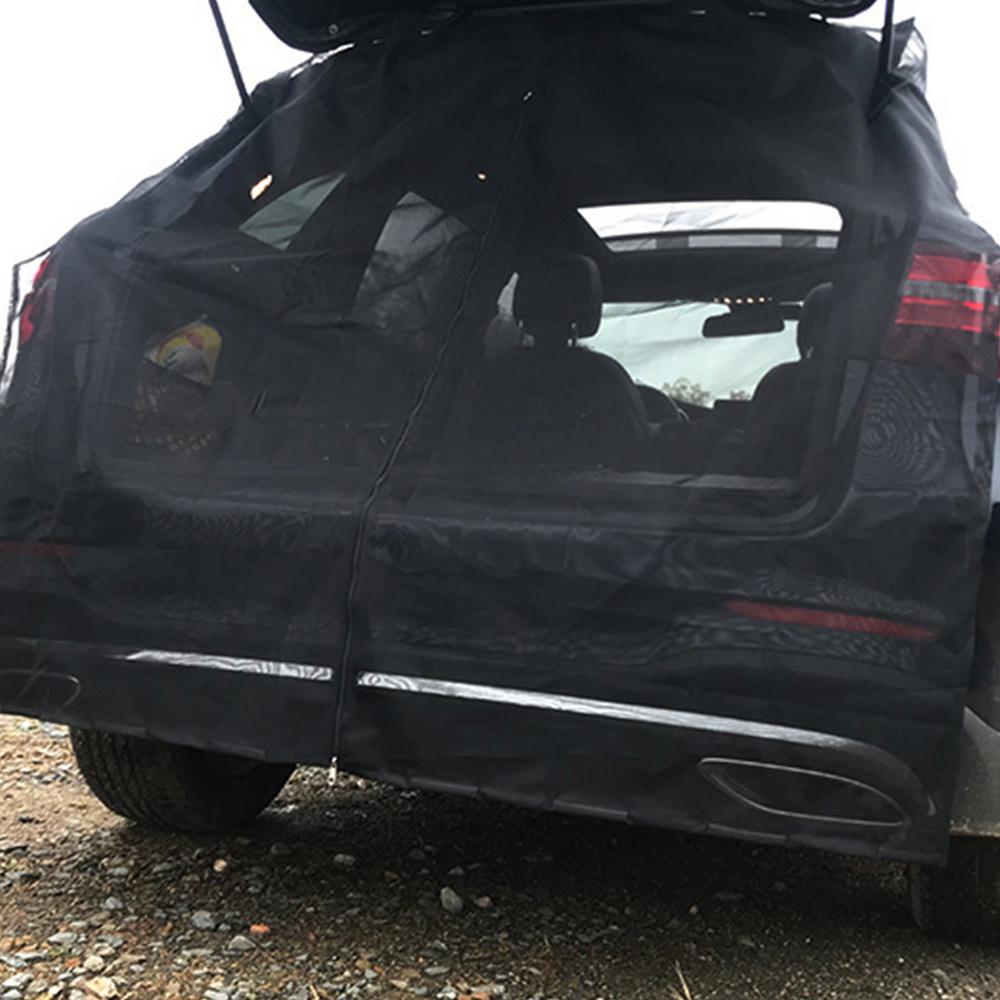 Car Tailgate Mosquito Net Magnetic Mount Sunshade Screen for Trunk Ventilation, Ideal for SUVs and MPVs in Summer Anti-Mosquito Protection