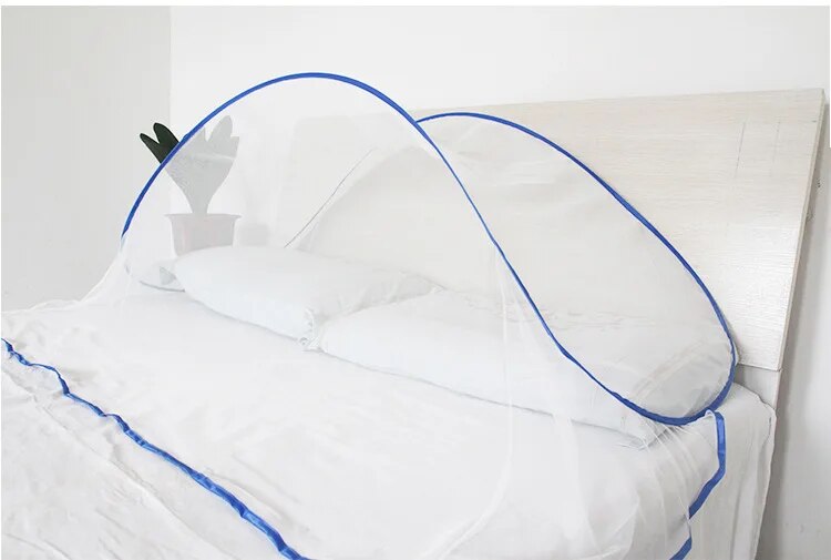 Convenient Free Standing Mosquito Net Foldable Double Couple Bed Net for a Mosquito-Free Summer Sleeping Experience at Home or During Travel