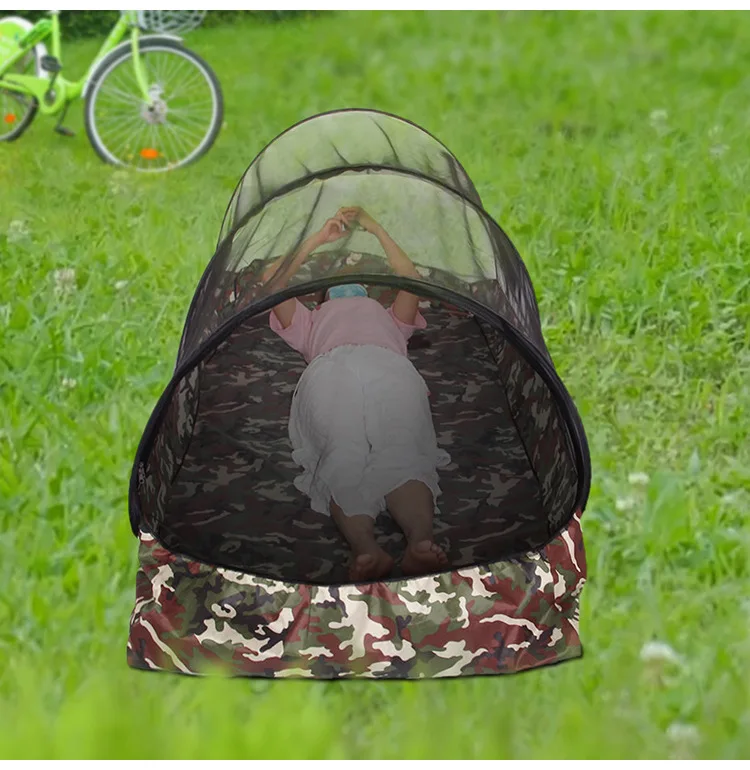 Portable Camping Mosquito Net Tarp Tents - Waterproof Travel Folding for Trips, Outdoor Garden, Single-door Dormitory - Anti-mosquito Protection - FREE STANDING MOSQUITO NET