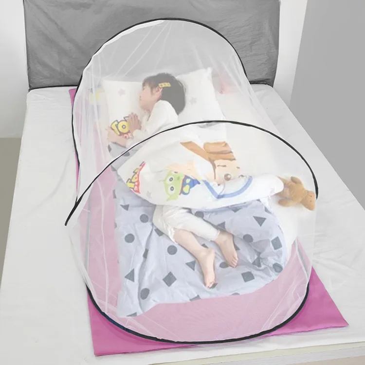 Camping Tent Mosquito Net - Folding Portable Student Dormitories and Children Insect Net for Single Bed Full Cover - MOSQUITO NET FOR COT