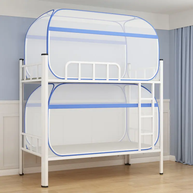 New Foldable Yurt Mosquito Net - Double Door, Home Install-Free, Encrypt Net Yarn, Portable Full Bottom Outdoor Tent - FREE STANDING MOSQUITO NET