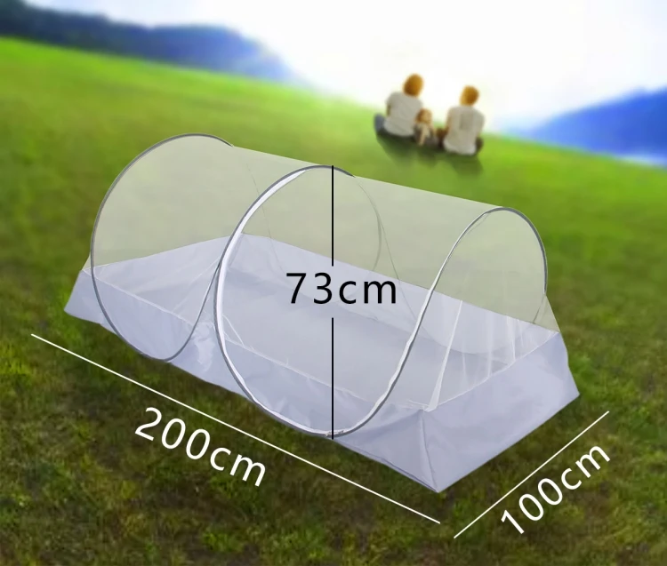 Portable Camping Mosquito Net Tarp Tents - Waterproof Travel Folding for Trips, Outdoor Garden, Single-door Dormitory - Anti-mosquito Protection - FREE STANDING MOSQUITO NET