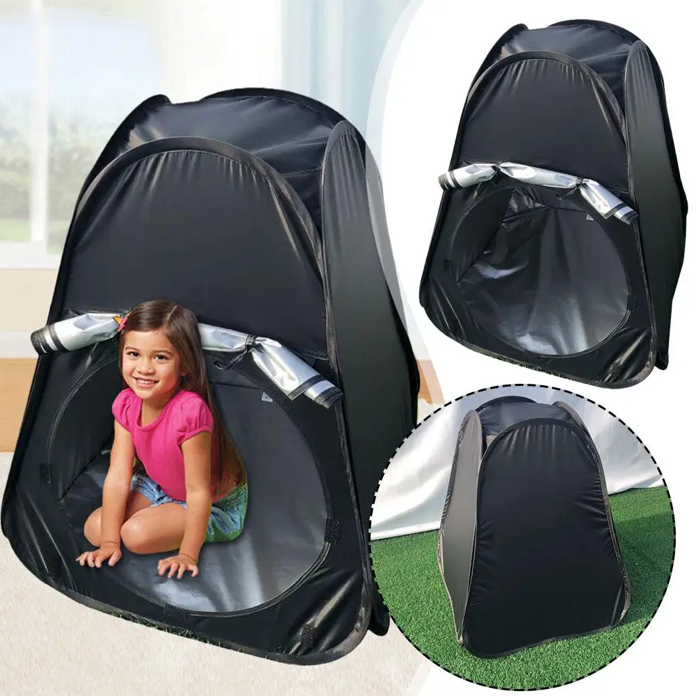 Sensory Tents Pop Up Tent for Autism ASD Kids - Portable and Foldable Black Out Playhouse Toys for Children - Indoor and Outdoor Fun