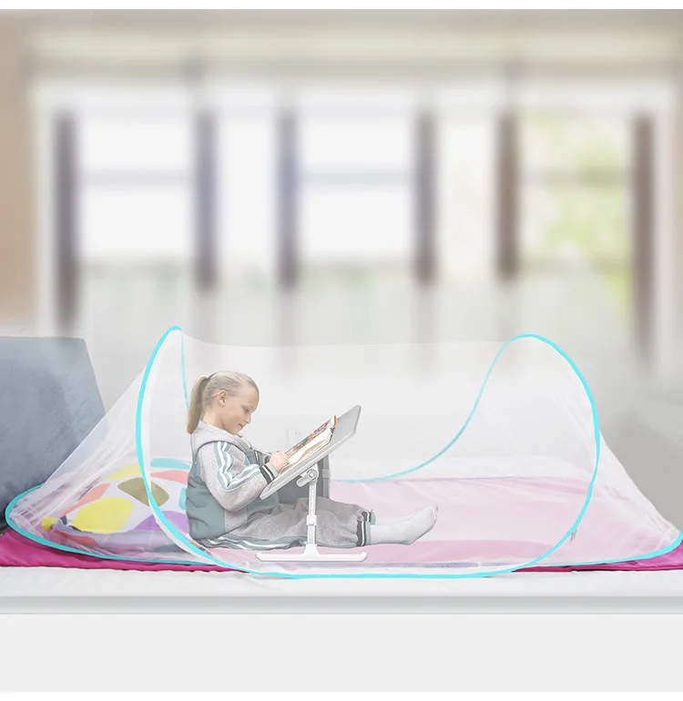 Camping Tent Mosquito Net - Folding Portable Student Dormitories and Children Insect Net for Single Bed Full Cover - MOSQUITO NET FOR COT