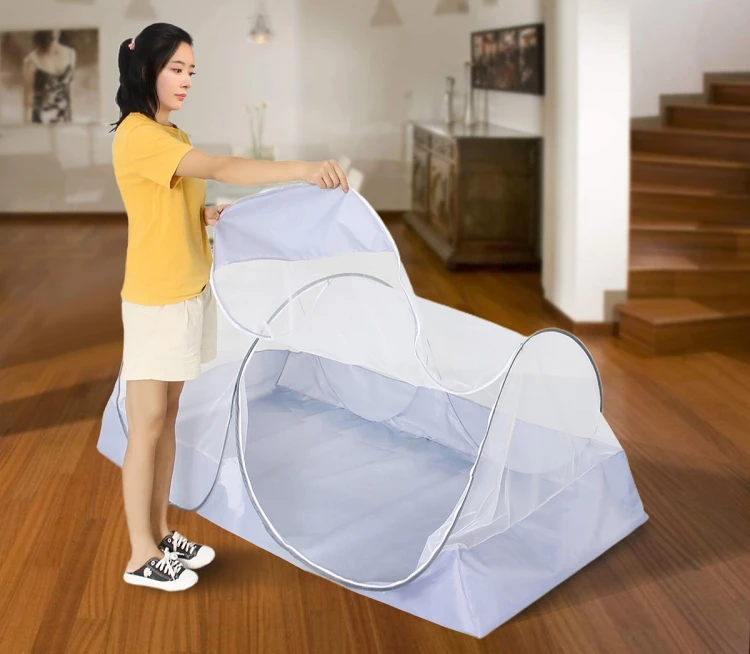 Portable Camping Mosquito Net Tarp Tents - Waterproof Travel Folding for Trips, Outdoor Garden, Single-door Dormitory - Anti-mosquito Protection - FREE STANDING MOSQUITO NET